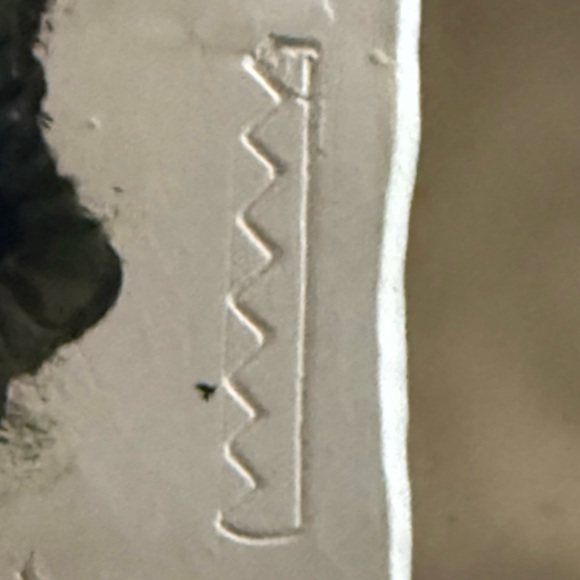 15" VINTAGE 1996  Sciata Painted Ceramic Christmas Wreath Heavy - Picture 8 of 9